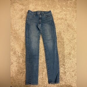 American Eagle Outfitters Dark Blue Skinny Jeans. Next Level Stretch